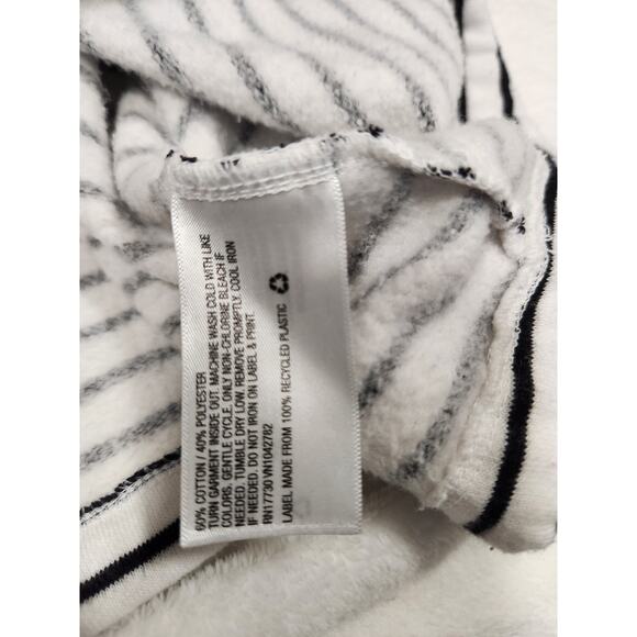 Isabel Maternity Black & White Striped Mama Sweatshirt - Picture 7 of 7